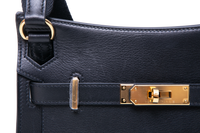 HERMÈS JYPSIÈRE MINI EVERGRAIN CALFSKIN HOLLY STRAP NOIR