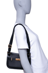 HERMÈS JYPSIÈRE MINI EVERGRAIN CALFSKIN HOLLY STRAP NOIR