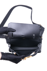 HERMÈS JYPSIÈRE MINI EVERGRAIN CALFSKIN HOLLY STRAP NOIR