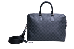 LV BRIEFCASE DAMIER GRAPHITE