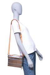 LV HANDLE SOFT TRUNK MONOGRAM MIRROR SILVER