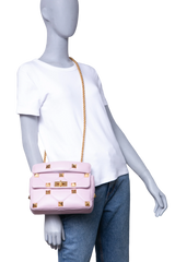 VALENTINO ROMAN STUD TOP HANDLE LILAC