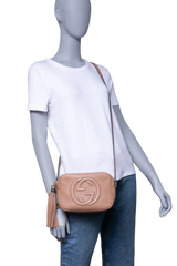 GUCCI SOHO DISCO CAMERA BAG BEIGE