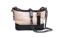 CHANEL GABRIELLE HOBO SMALL BICOLOR BEIGE AND BLACK