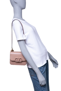 VALENTINO VSLING SMALL LEATHER SHOULDER BAG NUDE