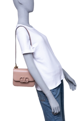 VALENTINO VSLING SMALL LEATHER SHOULDER BAG NUDE