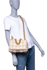 BOTTEGA THE CHAIN CASSETTE INTRECCIATO BEIGE