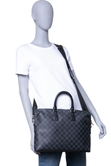 LV BRIEFCASE DAMIER GRAPHITE