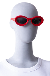 LOEWE LOEWE X PAULA'S IBIZA OVAL ACETATE RED