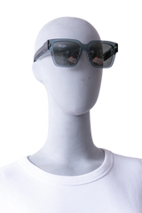 DIOR DIAMOND SQUARE TRANSPARENT GREEN