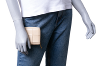 BOTTEGA WALLET CASSETTE INTRECCIATO BEIGE