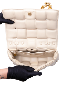 BOTTEGA THE CHAIN CASSETTE INTRECCIATO BEIGE