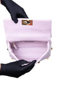 VALENTINO ROMAN STUD TOP HANDLE LILAC