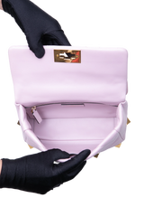 VALENTINO ROMAN STUD TOP HANDLE LILAC
