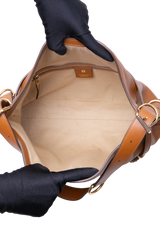 GIVENCHY VOYOU MEDIUM SHOULDER BAG LEATHER SOFT TAN