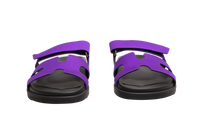 HERMÈS CHYPRE SANDAL VIOLET MAJORETTE - 39 BR