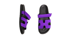 HERMÈS CHYPRE SANDAL VIOLET MAJORETTE - 39 BR