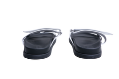 HERMÈS SANDAL CHYPRE LEATHER BLACK/WHITE - 39 BR