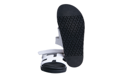 HERMÈS SANDAL CHYPRE LEATHER BLACK/WHITE - 39 BR