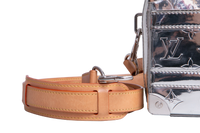 LV HANDLE SOFT TRUNK MONOGRAM MIRROR SILVER