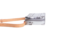 LV HANDLE SOFT TRUNK MONOGRAM MIRROR SILVER