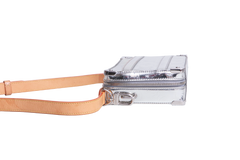 LV HANDLE SOFT TRUNK MONOGRAM MIRROR SILVER