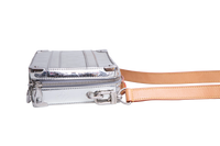 LV HANDLE SOFT TRUNK MONOGRAM MIRROR SILVER