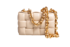 BOTTEGA THE CHAIN CASSETTE INTRECCIATO BEIGE