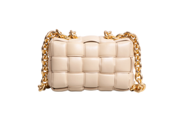 BOTTEGA THE CHAIN CASSETTE INTRECCIATO BEIGE