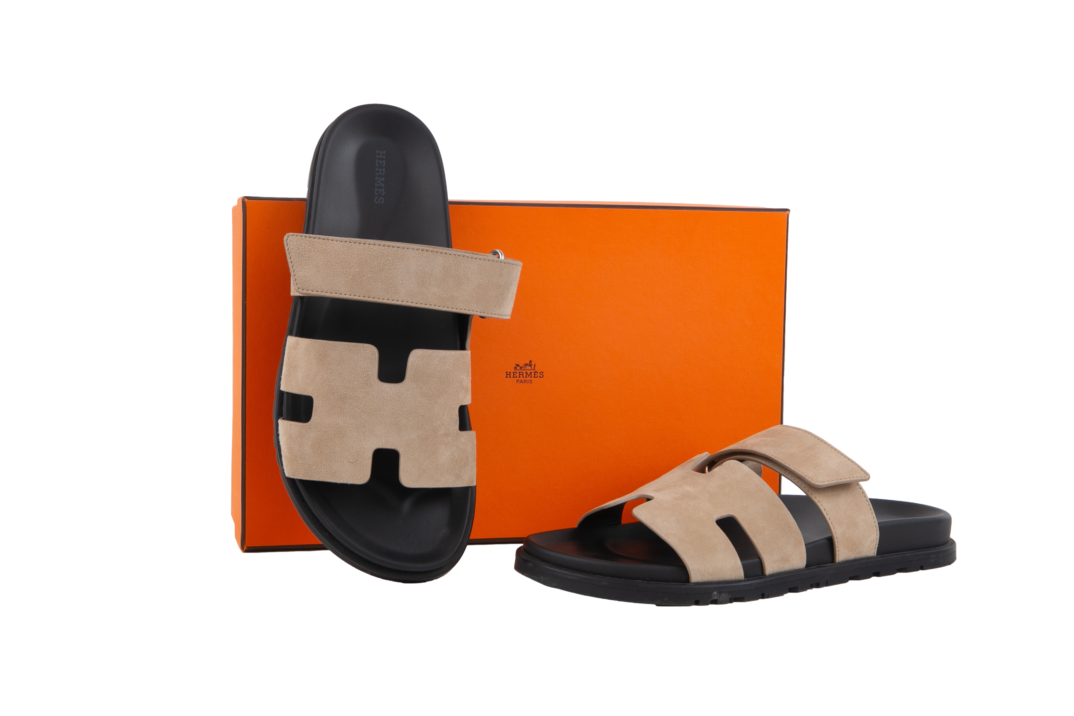HERMÈS SANDAL CHYPRE MENS VELVET ARGILE – Troca de Luxo HERMÈS SANDAL CHYPRE MENS VELVET ARGILE – Troca de Luxo