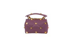 VALENTINO ROMAN STUD SMALL PURPLE