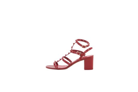 VALENTINO ROCKSTUD ROUGE SALTO BLOCO