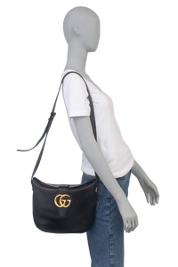 GUCCI ARLI MEDIUM SHOULDER PLUTONE BLACK