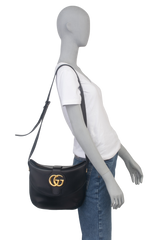 GUCCI ARLI MEDIUM SHOULDER PLUTONE BLACK