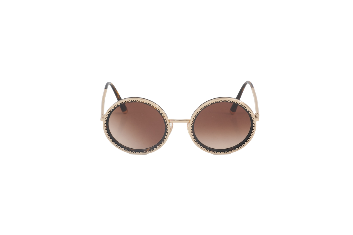 DOLCE GABBANA OCULOS ROUND CUORE SACRO DG2211 Troca de Luxo