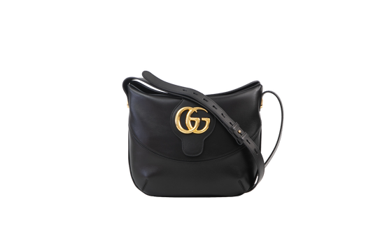 GUCCI ARLI MEDIUM SHOULDER PLUTONE BLACK