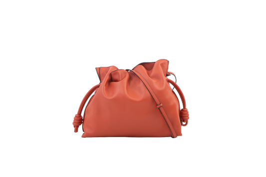 LOEWE BUCKET FLAMENCO PEACH SHOULDER BAG