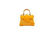 GOYARD SAIGON STRUCTURE MINI YELLOW BAG