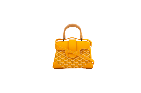 GOYARD SAIGON STRUCTURE MINI YELLOW BAG