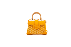 GOYARD SAIGON STRUCTURE MINI YELLOW BAG