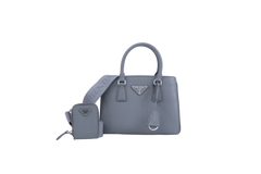 PRADA MINI GALLERIA TOTE GRAY