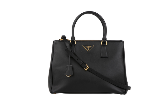 PRADA GALLERIA SAFFIANO LUX BLACK