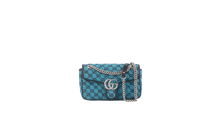 GUCCI MARMONT CANVAS BLUE
