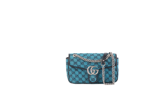 GUCCI MARMONT CANVAS BLUE
