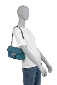 GUCCI MARMONT CANVAS BLUE