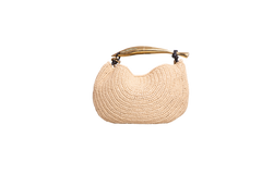 BOTTEGA SARDINE SMALL RAFFIA NATUREL