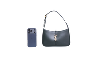 YSL LE 5 À 7 LEATHER DARK GREEN