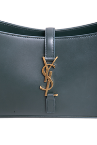 YSL LE 5 À 7 LEATHER DARK GREEN