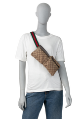 GUCCI POCHETE GG SUPREME CANVAS & WEB