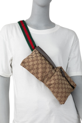 GUCCI POCHETE GG SUPREME CANVAS & WEB